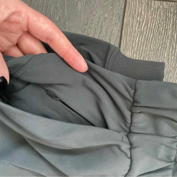 Stretch High Rise Jogger in Graphite Gray - Picture 3 of 10